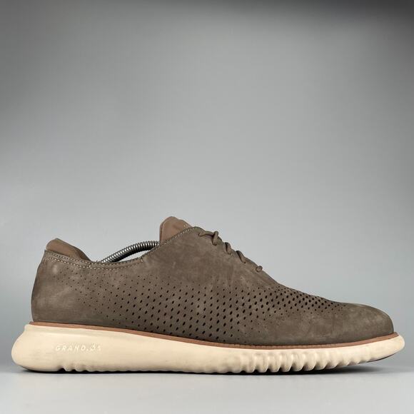 Cole Haan Zerogrand 2.0 Men's Size 11 M Laser Wingtip Oxford Casual Dress Shoes - Picture 6 of 9